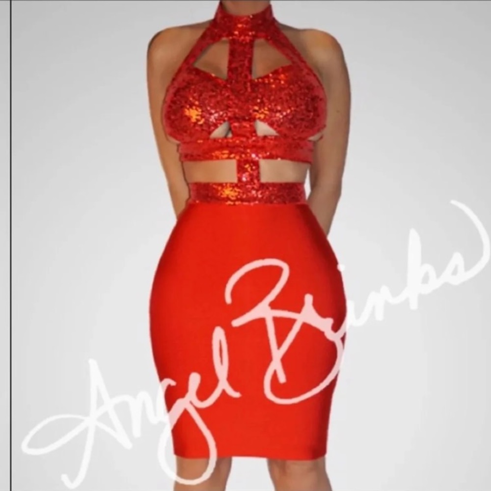 Red Hollywood Star Dress
